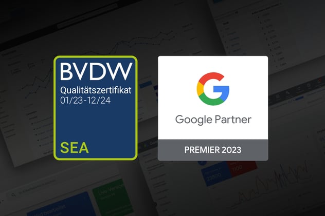 Blackbit ist BVDW SEA-Qualitätsagentur & Google Premium-Partner 2023