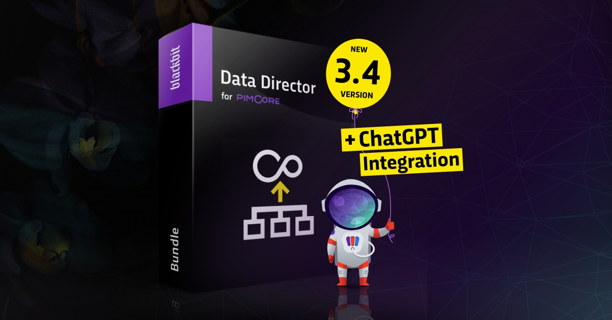 New: Version 3.4.0 of the Data Director offers the integration of ChatGPT for the automatic generation of description texts.