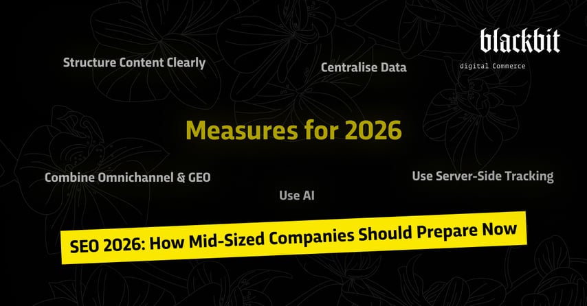 Strategies for 2026, such as AI usage and data centralization, are presented on a black background with yellow text.