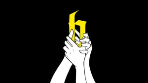 Graphic hands holding up the Blackbit-B