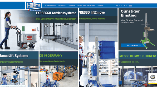 Bild der neuen Expresso Lifte Themenwelt