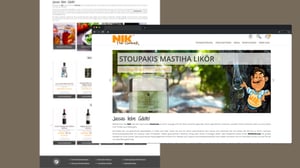 Home page of the NIK the Greek online store