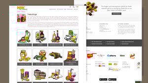 Category page delicatessen of the online store NIK the Greek