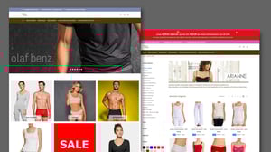 Homepage online shop AM Lingerie