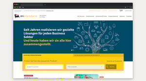 Product search on the eni website