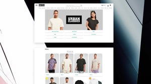 Home page of the Urban Classics online store, TB International