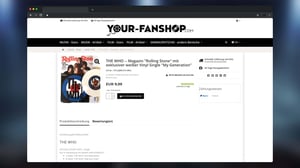 Product detail page of the online store YOUR-FANSHOP.COM