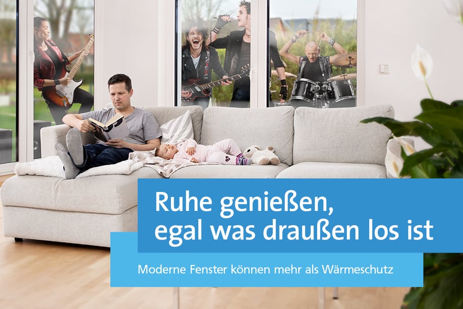 Eingängige Texte und eine progressive Bildsprache transportieren unsere Botschaft: „Moderne Fenster können mehr"