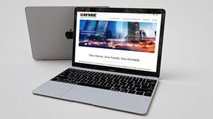• Website Kayser Automotive Systems GmbH auf MacBook Pro