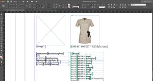 Screenshot of an unfilled and a filled library object.