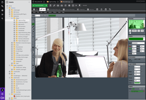 Screenshot direkte Bildbearbeitung im Pimcore DAM.