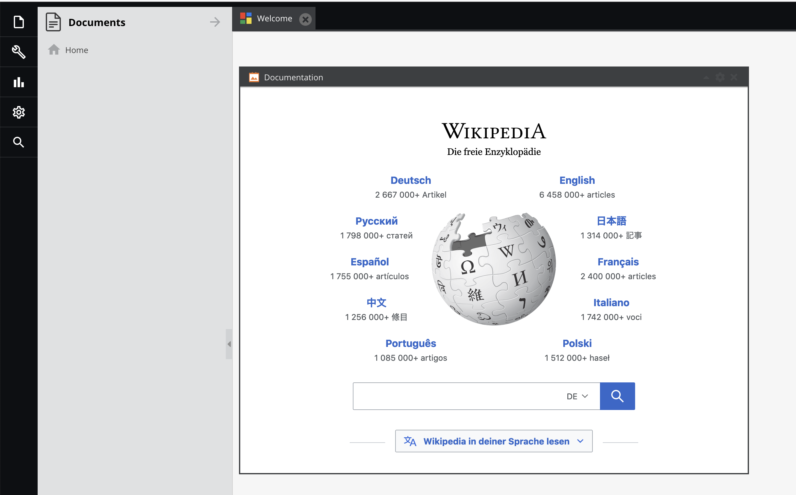 Anzeige eines Webinhalts im Pimcore Dashboard durch das I-Frame-Plugin