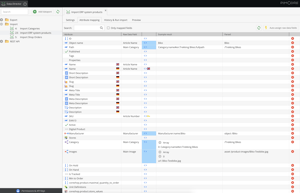 Screenshot des Attribut-Mapping-Panels