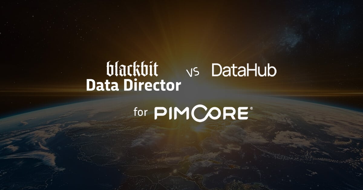 We compare import and export bundles for Pimcore: Blackbit's Data Director vs Pimcore's Data Hub