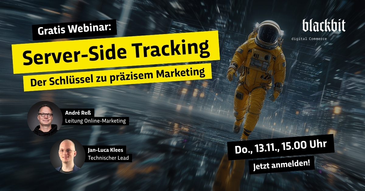 Einladung zum Gratis-Webinar zum Thema Server-Side Tracking am 13. November