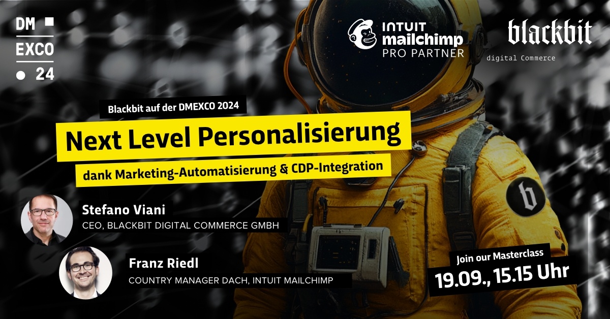 DMEXCO Masterclass: Next Level Personalisierung mit Pimcore & MailChimp